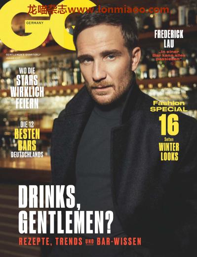 [德国版]GQ 智族男士杂志 2020年1月刊